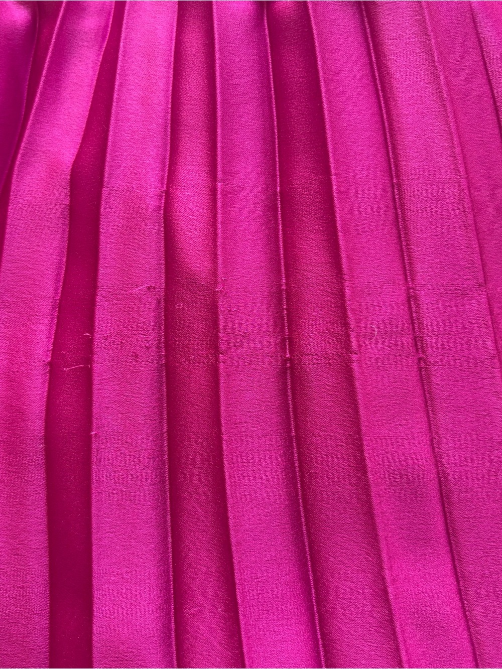 Abercrombie & Fitch Giselle Pleated One Shoulder Maxi Dress XS Fuchsia Formal - Picture 12 of 13